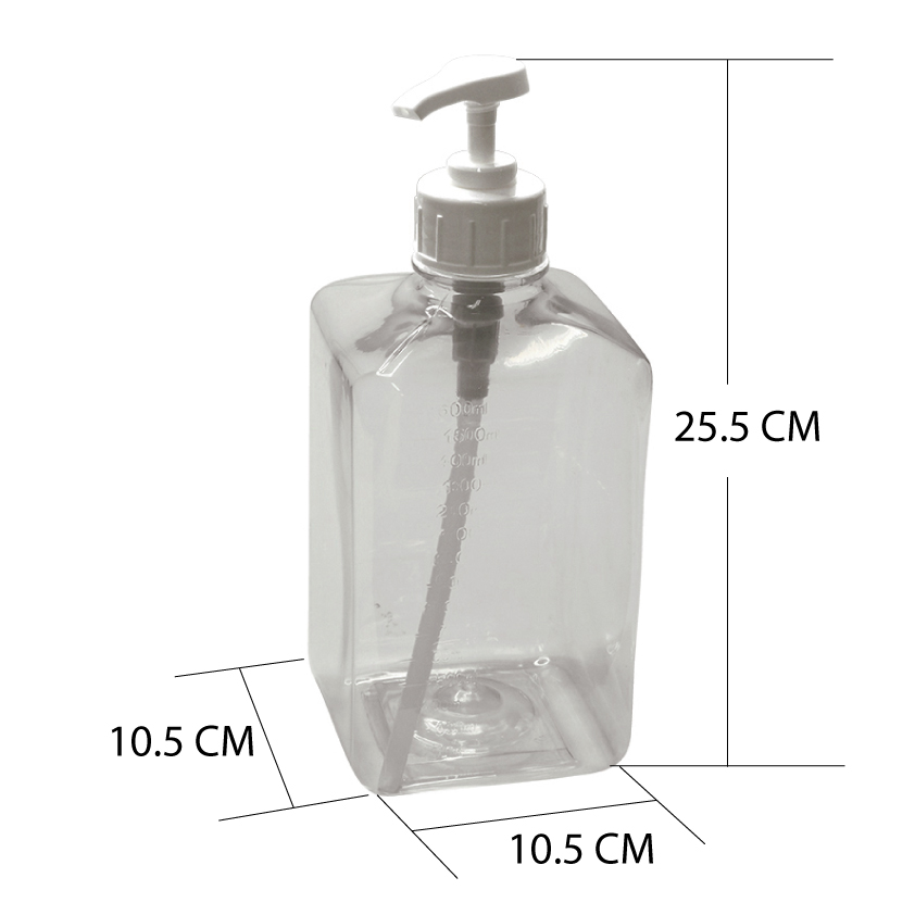 Syrup Plastic bottle with pump head 1610-533