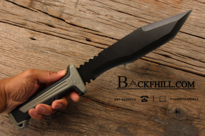 มีดทรงหัวตัด COLUMBIA รุ่น 1038A ยาว 16 นิ้ว พร้อมซองมีดไนลอน