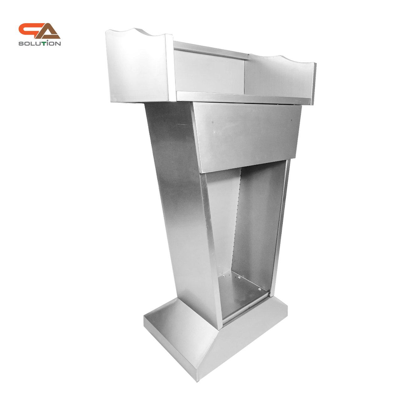 CLEARANCE SALE!โพเดียมสแตนเลส เกรด304 พร้อมลิ้นชัก ไม่เป็นสนิม ขนาด (W) 69.5 x (L) 36 ซม. สูง 112 ซม.