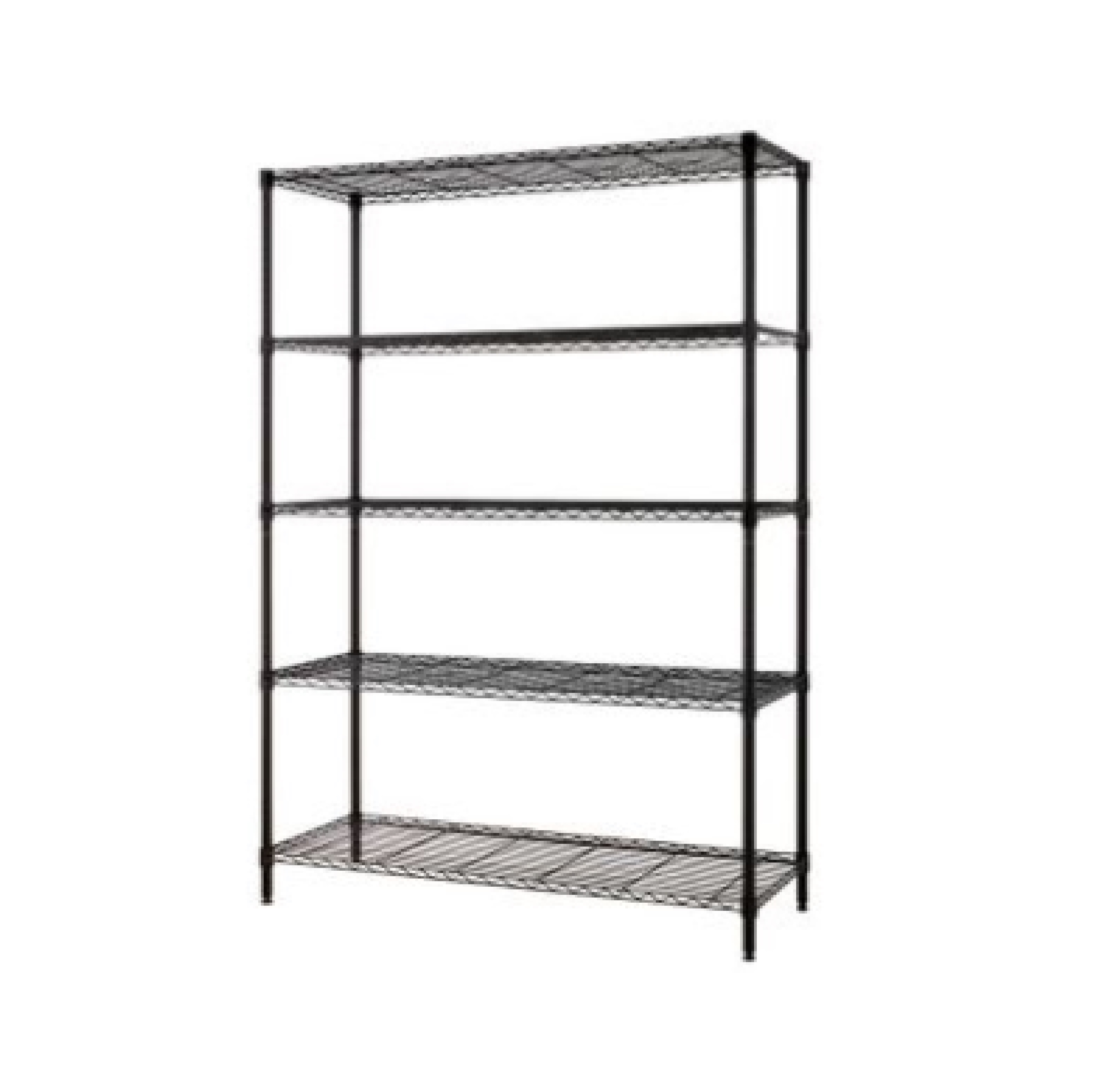 ชั้นตะแกรงเหล็กอเนกประสงค์ 5 ชั้น Rocky KASSA HOME รุ่น A2530-MBK ขนาด 120 x 45 x 180 ซม. สีดำ