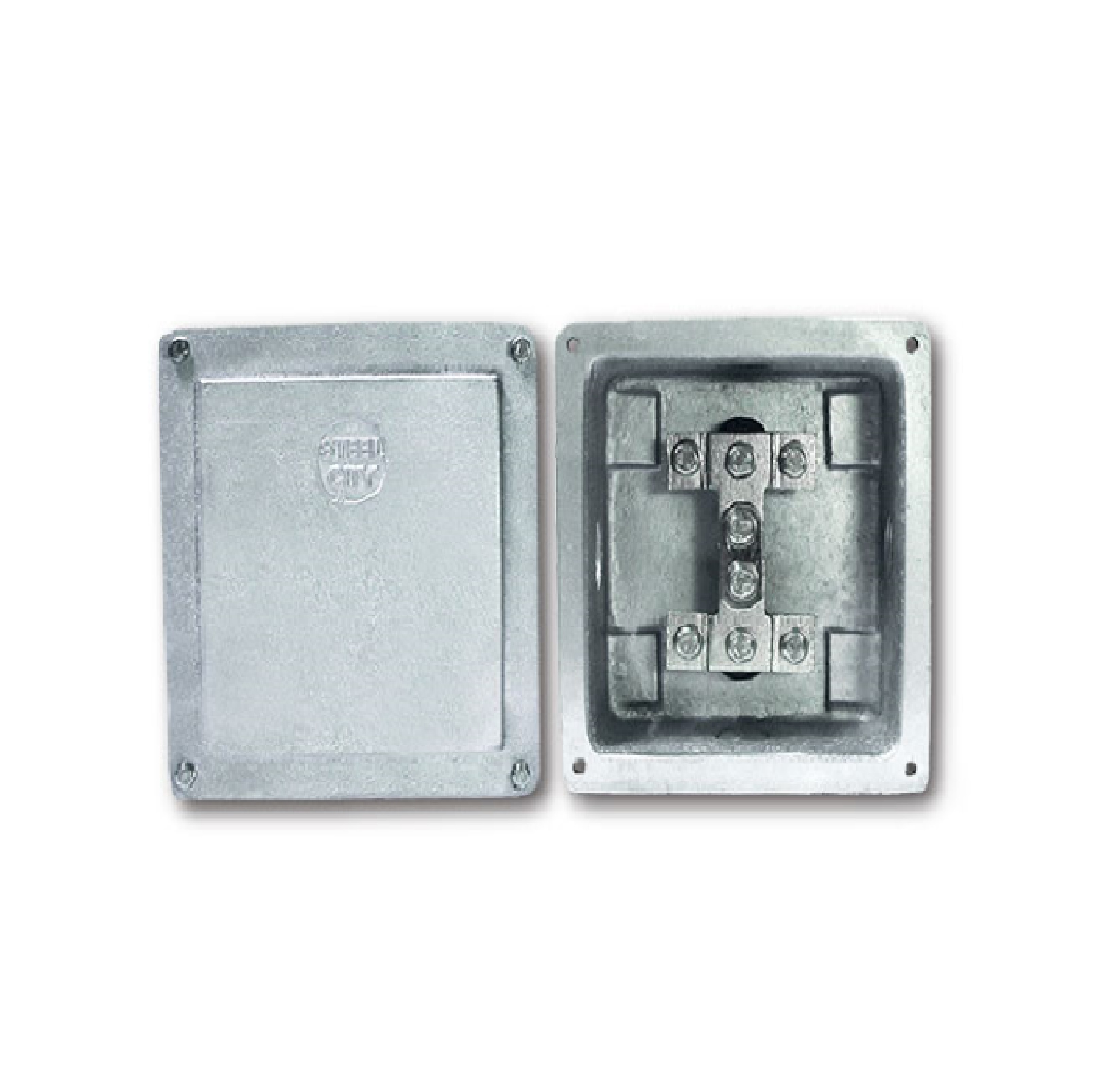KCE กราวด์เทสบ๊อกซ์ 1" 2ทาง ground test box ล่อฟ้าโลหะ กล่องจ่ายสายดิน