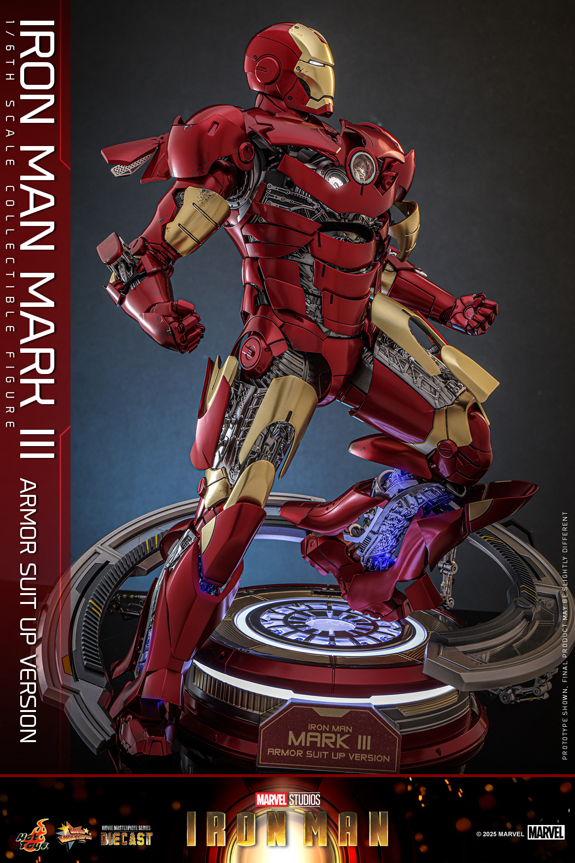 25/08/2568 Hot Toys MMS825D72 Iron Man - Iron Man Mark III (Armor Suit Up Version)