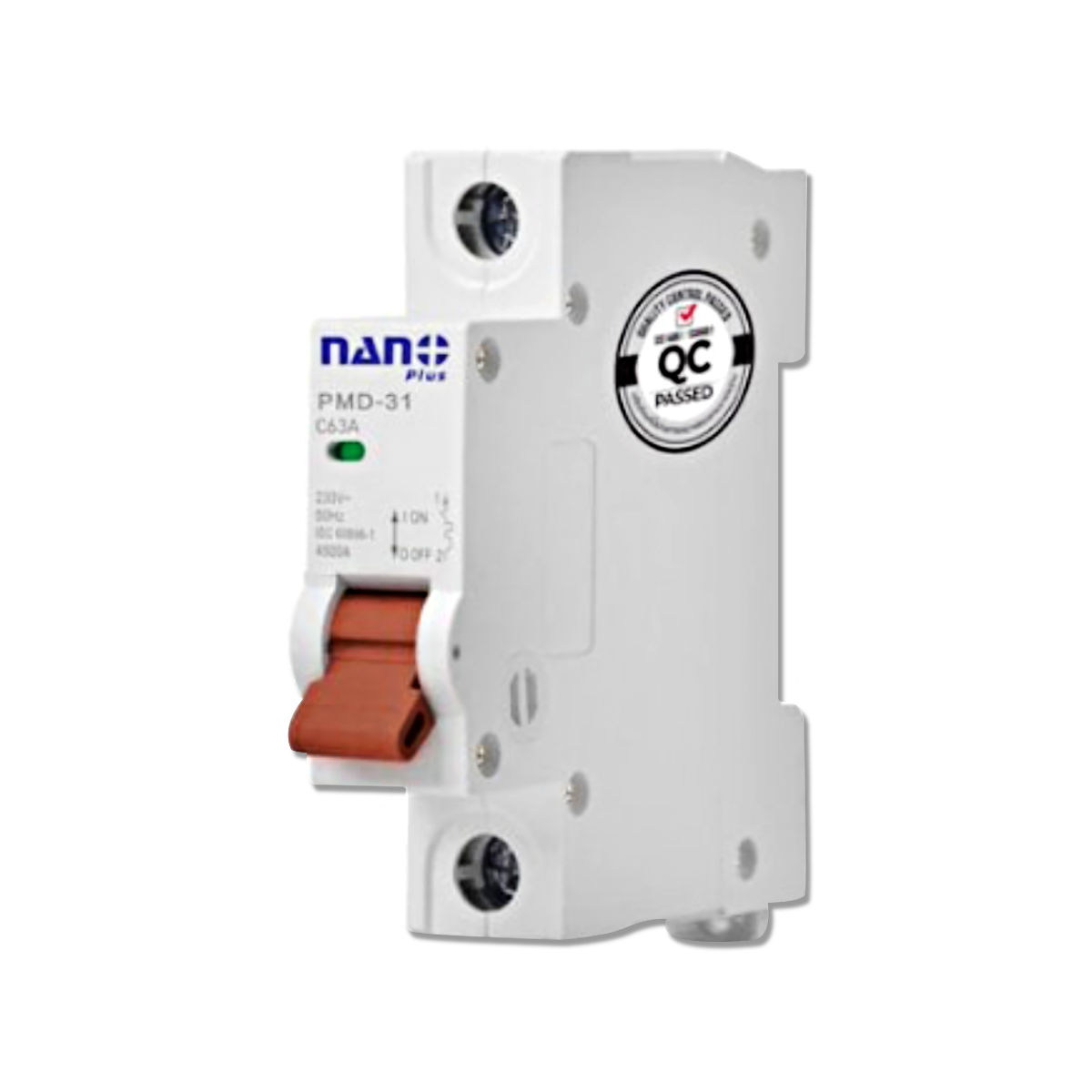 NANO เซอร์กิตเบรกเกอร์ NANO PLUS 6kA 1P 63A