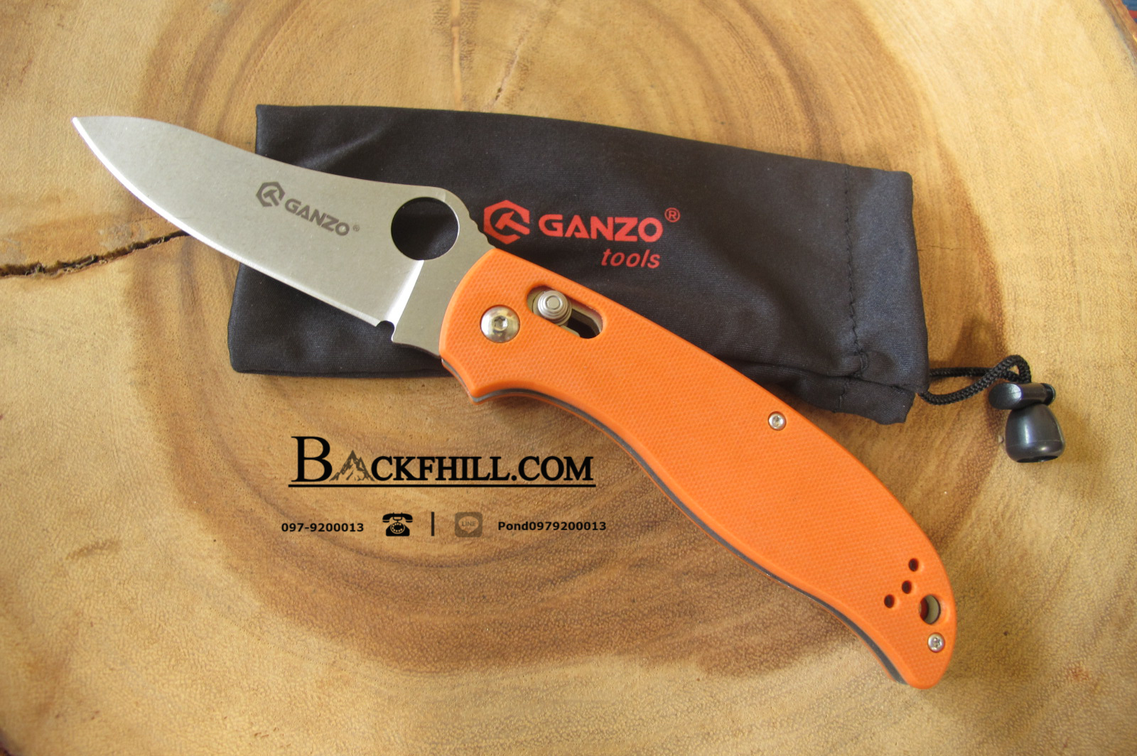 มีดพับ Ganzo รุ่น G733-OR สีส้ม