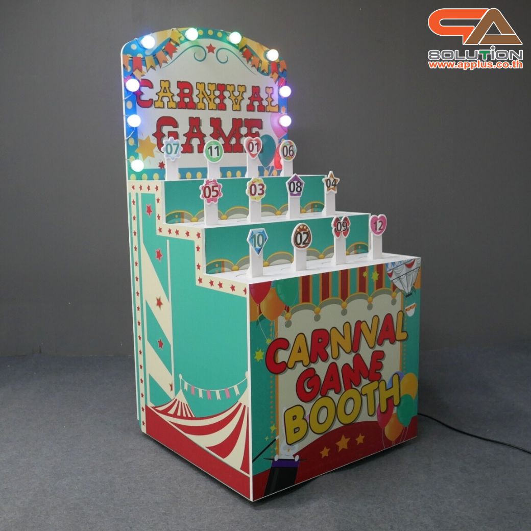 เกมส์ CARNIVAL โยนห่วงคล้องแท่ง ขนาด (W) 80 x (L)64 x (H)160 cm. ชุดแท่งตั้งพร้อมห่วง 36 อัน (คละสี คละขนาด)