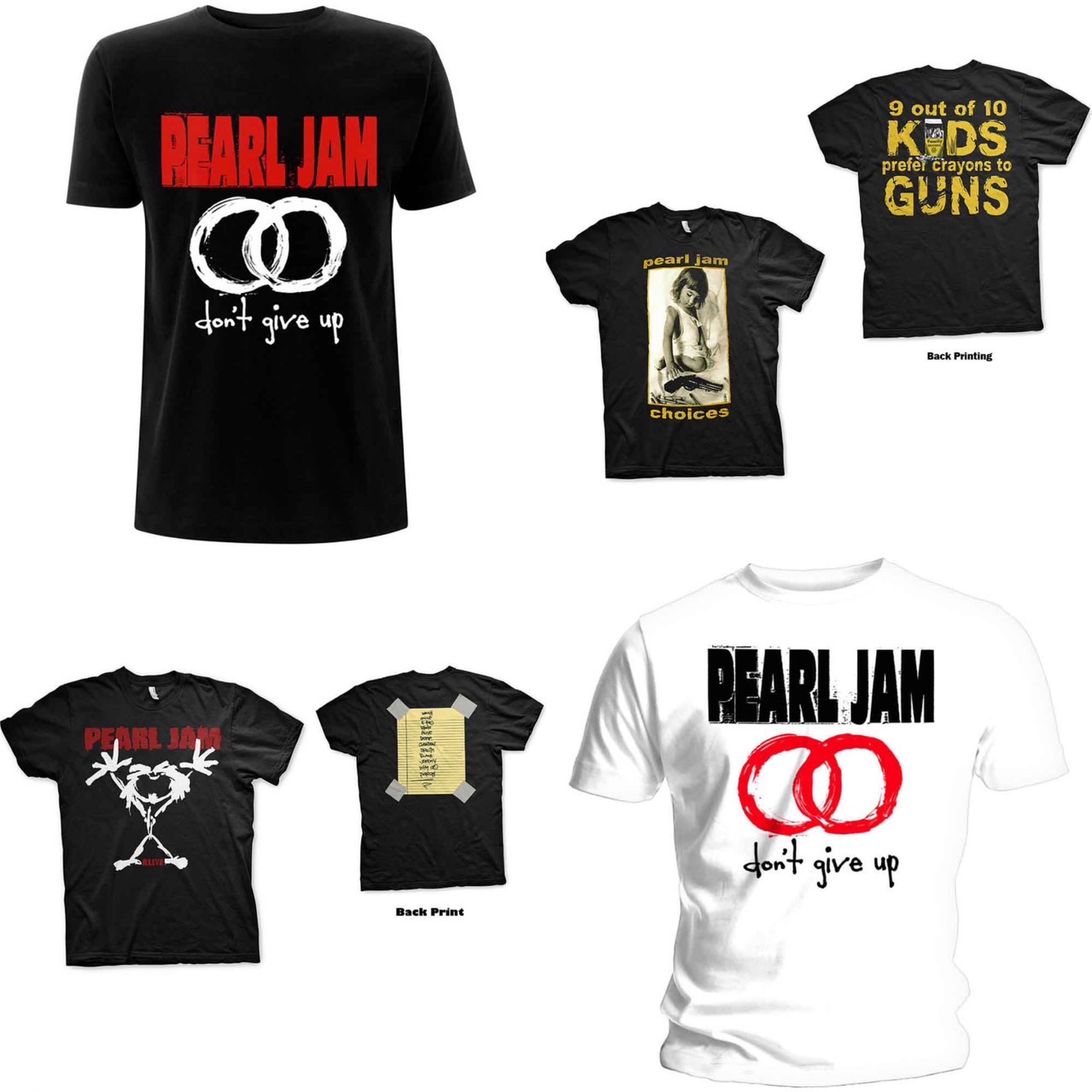 [PREORDER] เสื้อวง PEARL JAM T-SHIRT ลิขสิทธิ์แท้ UK รวมลายสุดฮิต