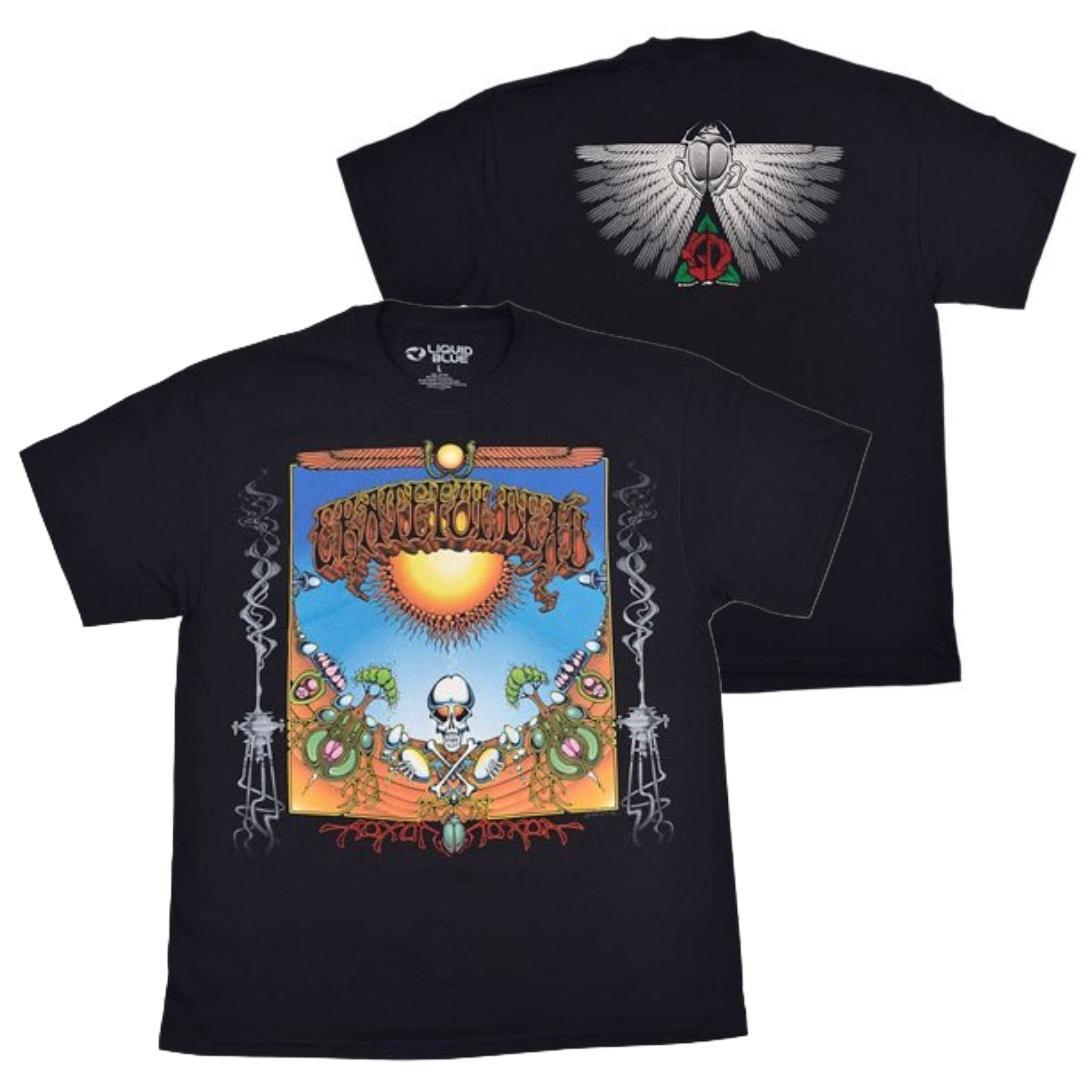 🇺🇸[PREORDER] เสื้อวง GRATEFUL DEAD T-SHIRT รวมลายสุดฮิต ลิขสิทธิ์แท้ LIQUID BLUE จาก USA