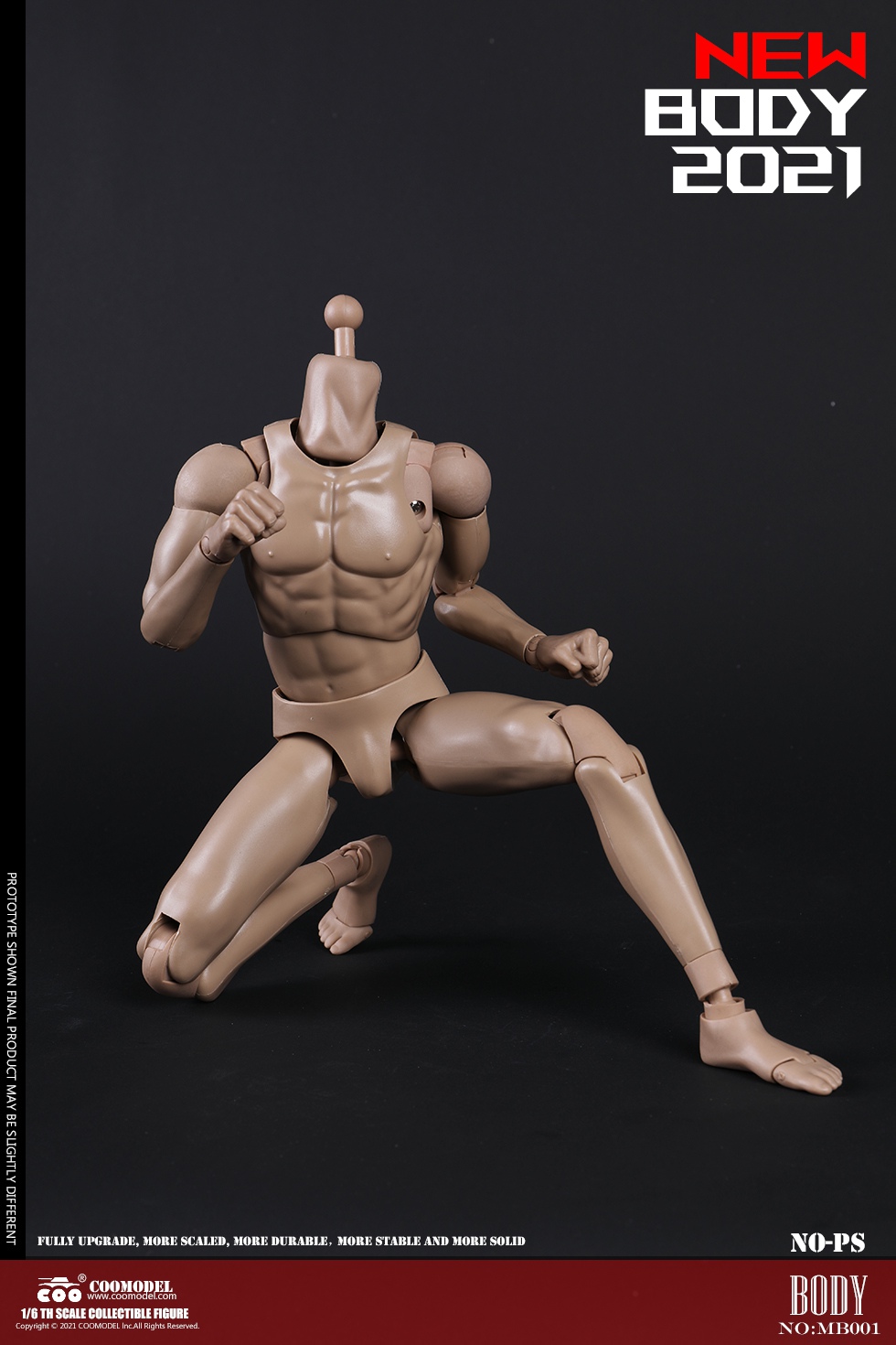 COOMODEL MB001-4 1/6 NEW TYPE MALE BODY