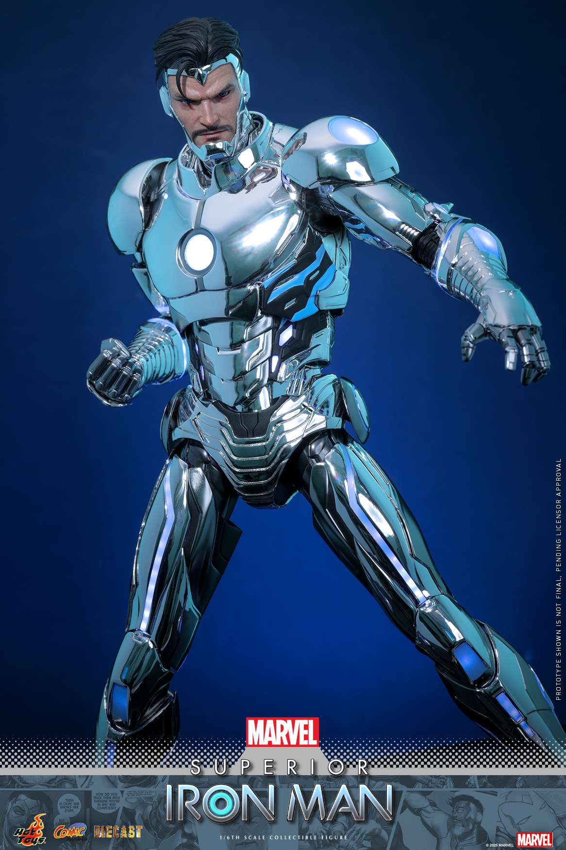 25/08/2568 Hot Toys CMS026D73 Marvel Comics - Superior Iron Man