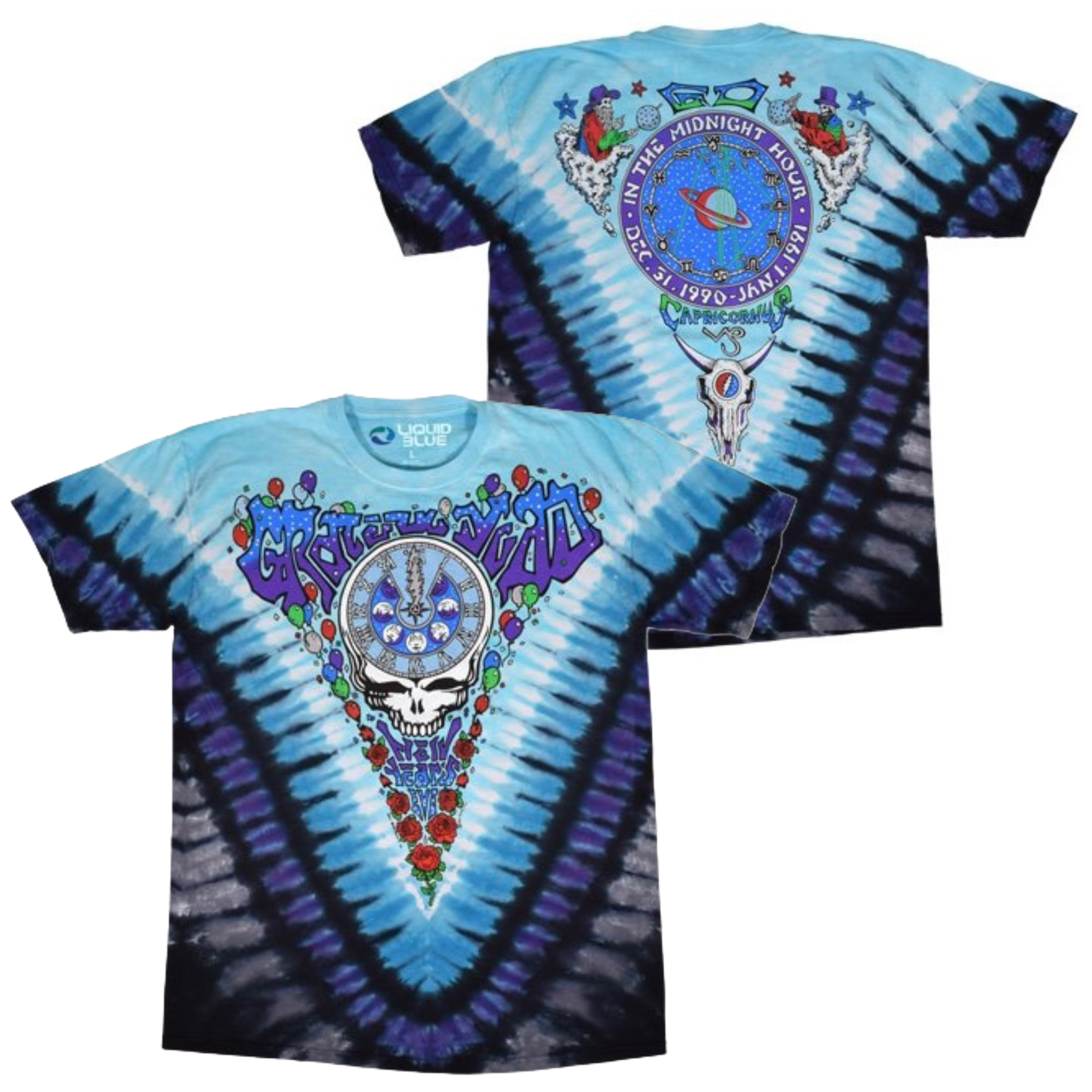 🇺🇸[PREORDER] เสื้อวง GRATEFUL DEAD T-SHIRT รวมลายสุดฮิต ลิขสิทธิ์แท้ LIQUID BLUE จาก USA