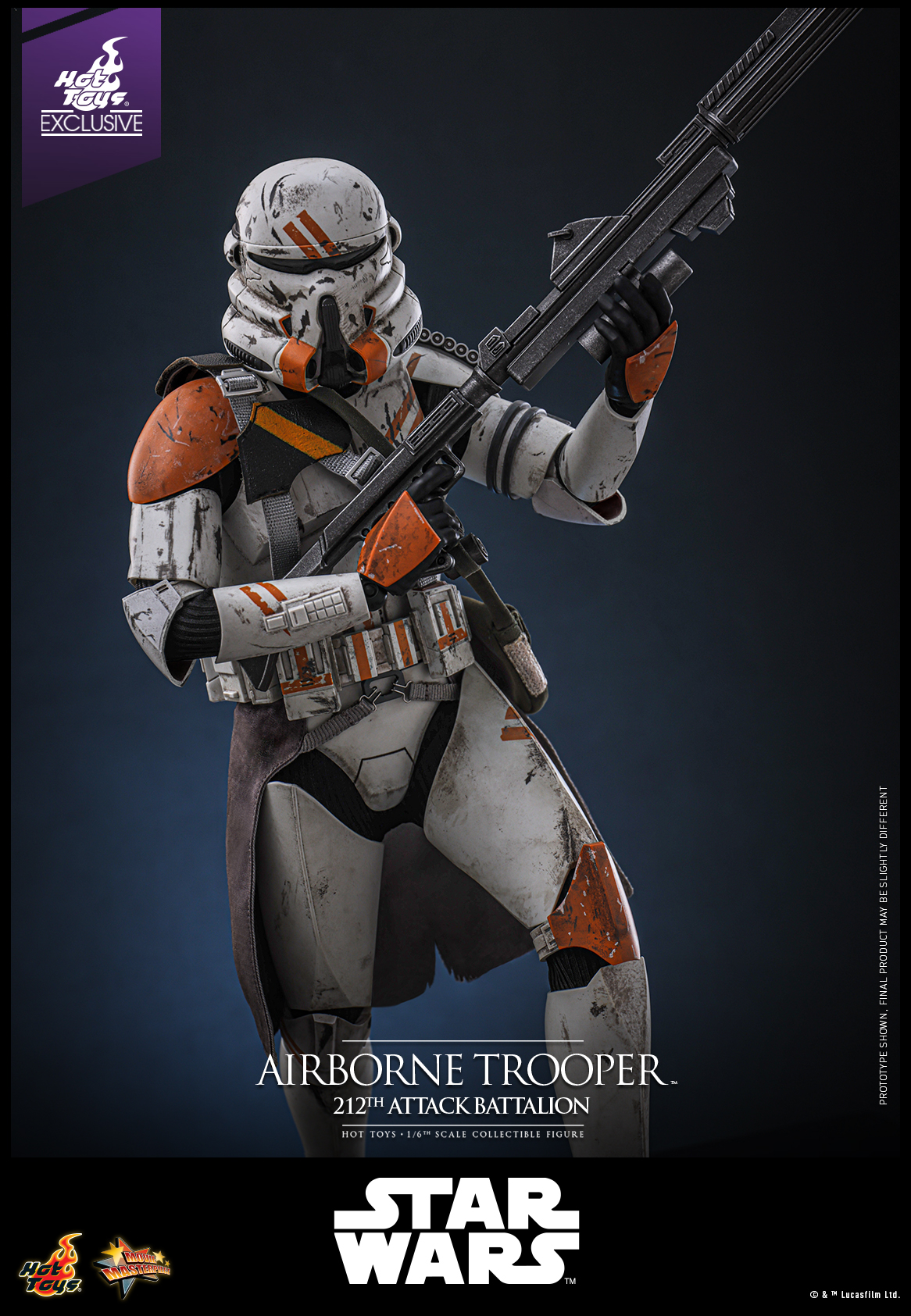 Hot Toys MMS794 Star Wars: Episode III Revenge of the Sith - Airborne Trooper (212th Attack Battalion) [Hot Toys Exclusive]