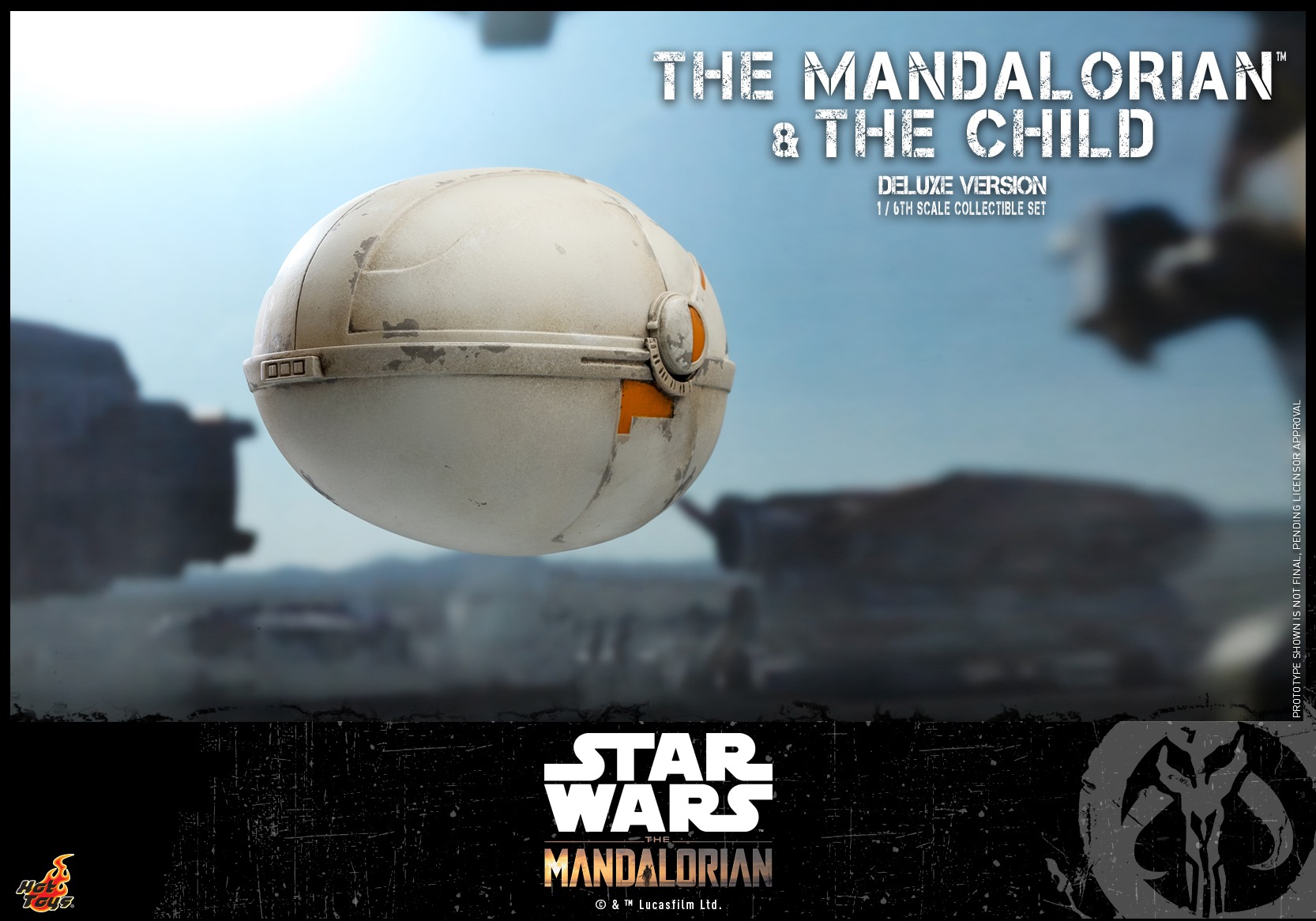 Hot Toys TMS015 The Mandalorian 1/6 The Mandalorian and The Child (Deluxe Version)