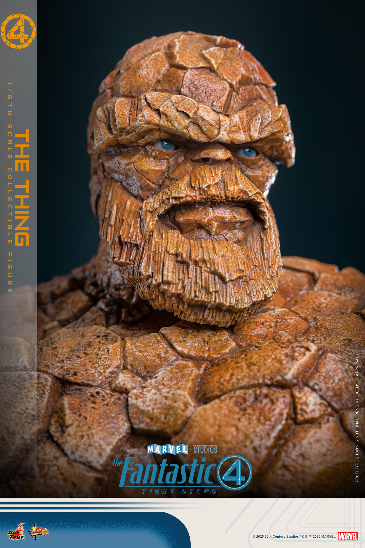 25/08/2568 Hot Toys MMS813 The Fantastic Four: First Steps - The Thing