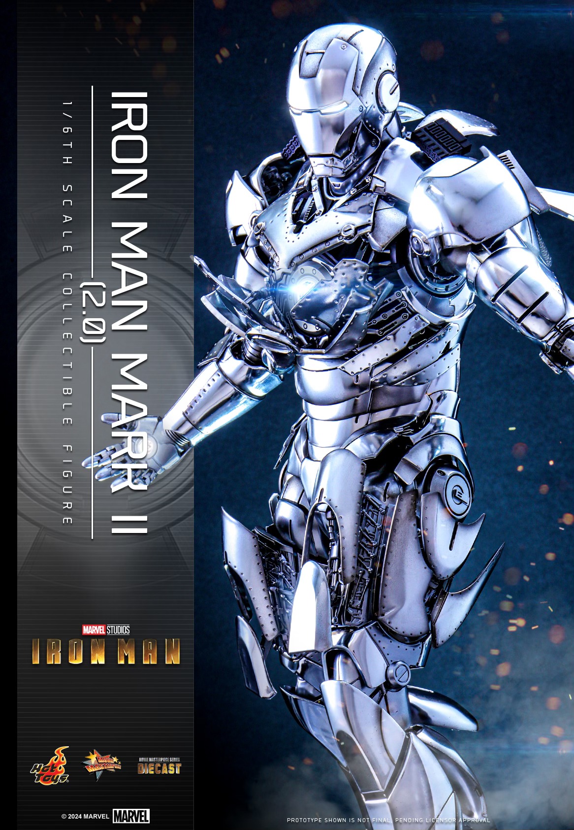 Hot Toys MMS733D59 1/6 Iron Man - Iron Man Mark II (2.0)