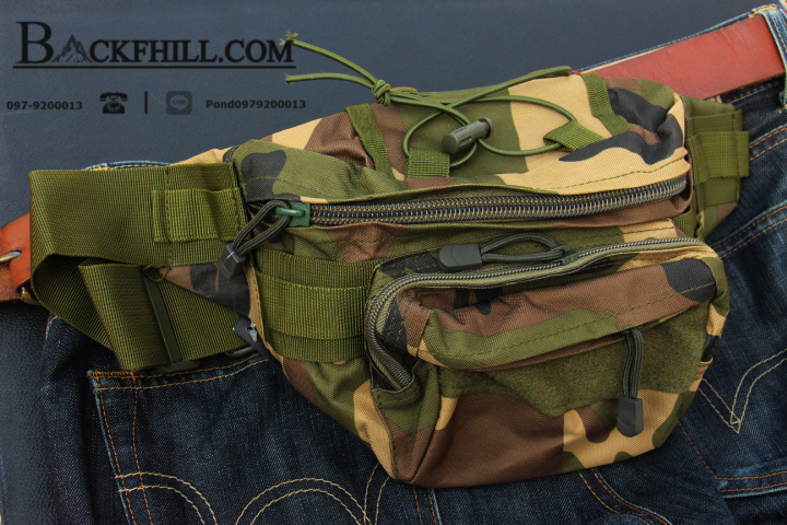 กระเป๋าคาดเอวลายพราง กระเป๋าคาดเอวทหาร กระเป๋าคาดเอวช่างกล้อง กระเป๋าคาดอก กระเป๋าทหาร กระเป๋าbiker กระเป๋ามอเตอร์ไซค์