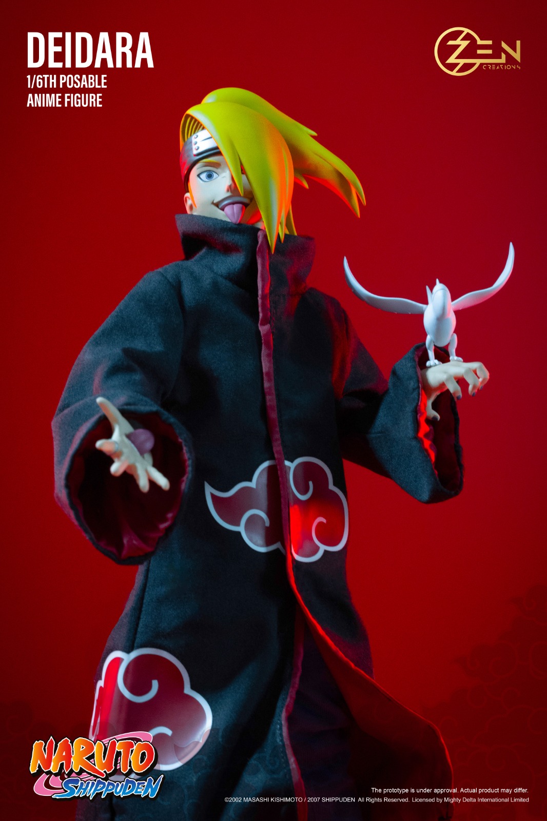 Zen Creations PAF004S Posable Anime Figure (PAF) Deidara (Standard Version)