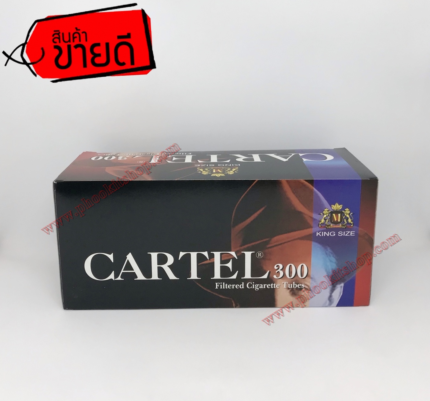 ก้นกรองเปล่า มวนเปล่า ก้นกรองบุหรี่ มวนเปล่าบุหรี่ แบบมวนร้อน Cartel 17 MM FILTER จำนวน 300 มวน ราคาสุดคุ้ม