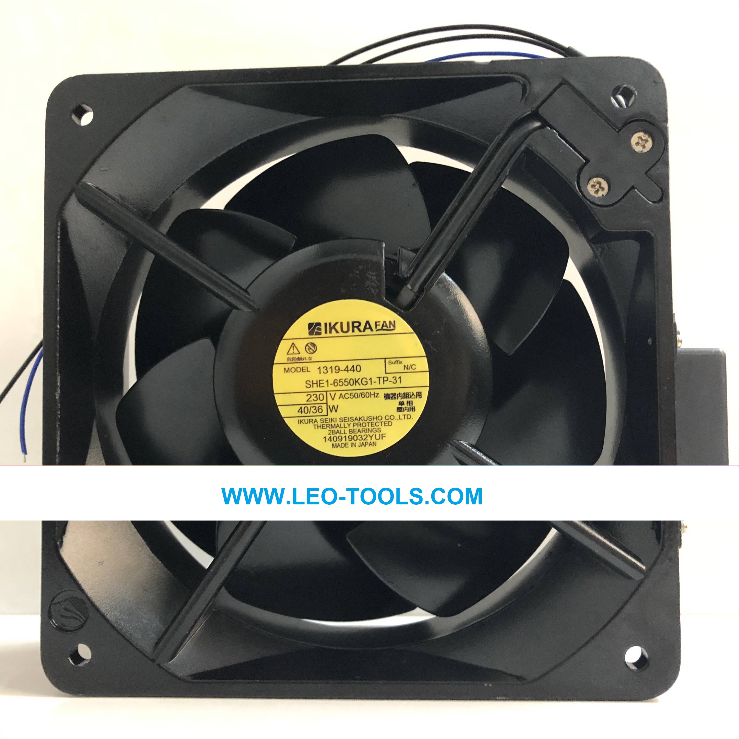 IKURA FAN MODEL: SHE1-6550KG1-TP-31 พัดลมทนอุณหภูมิสูง พร้อมเซ็นเซอร์ N/C