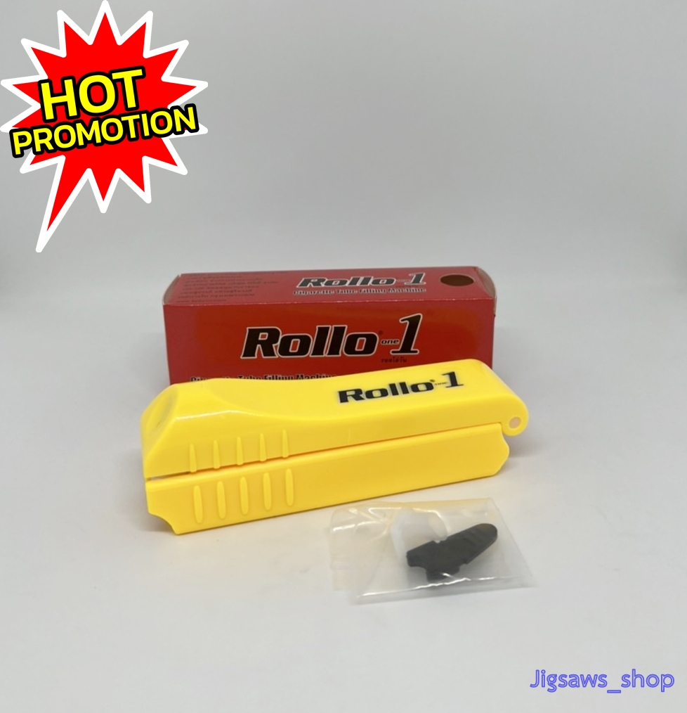 ชุดสุดคุ้ม ก้นกรองเปล่าบุหรี่ มวนเปล่าบุหรี่ สูตรมวนร้อน Rollo RED 17 MM FILTER จำนวน 100 มวน+เครื่องอัดบุหรี่ Rollo 1 คละสี 1 เครื่อง ราคาพิเศษ