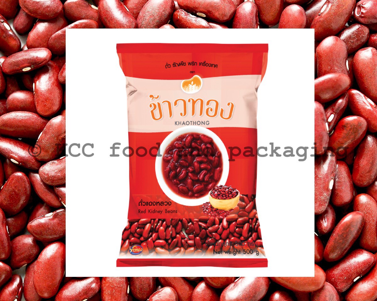 ข้าวทอง - ถั่วแดงหลวง เม็ดใหญ่ (500 g.)