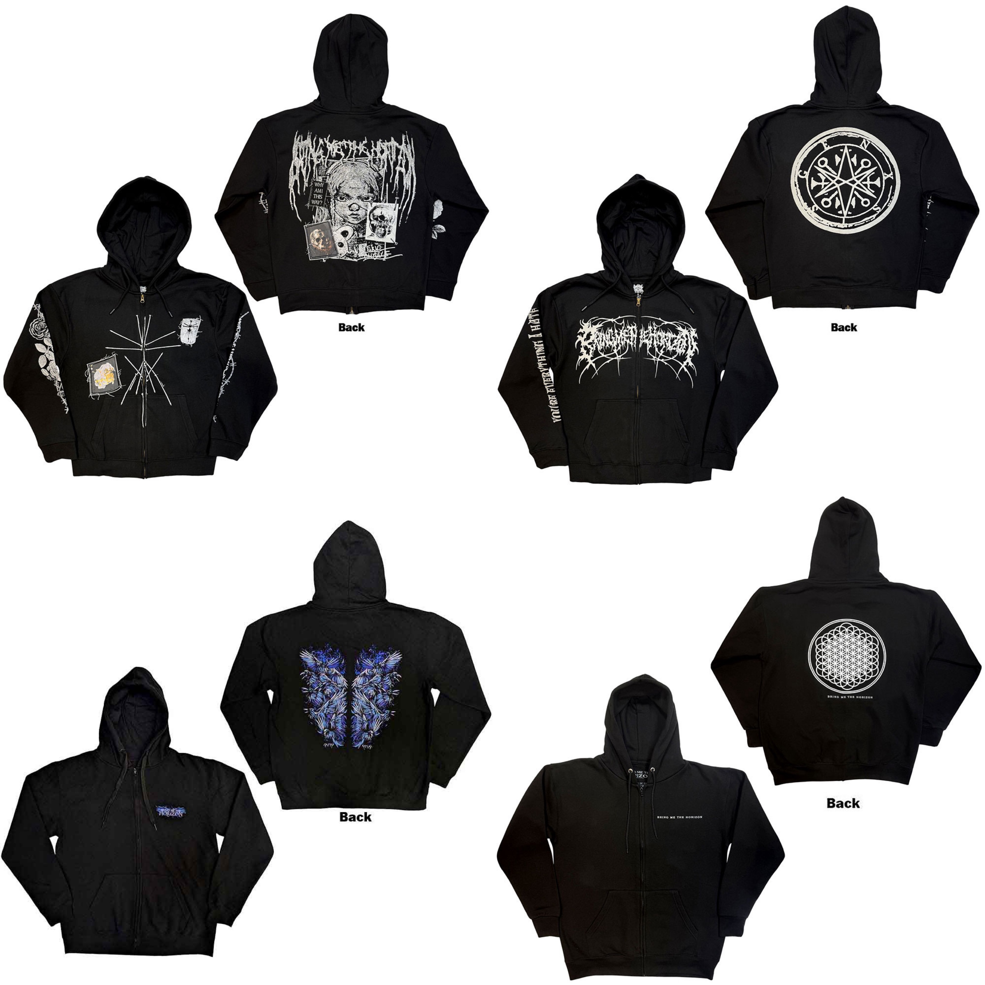 🇬🇧เปิด PREORDER เสื้อฮู้ดวง BRING ME THE HORIZON – BMTH ZIPPED HOODIE ลิขสิทธิ์ของแท้ UK 🤘🔥