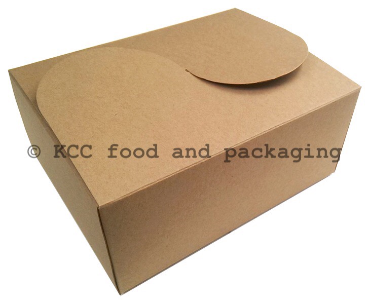 KB01 - กล่องเบเกอรี่คราฟ (10ใบ) -IDO
