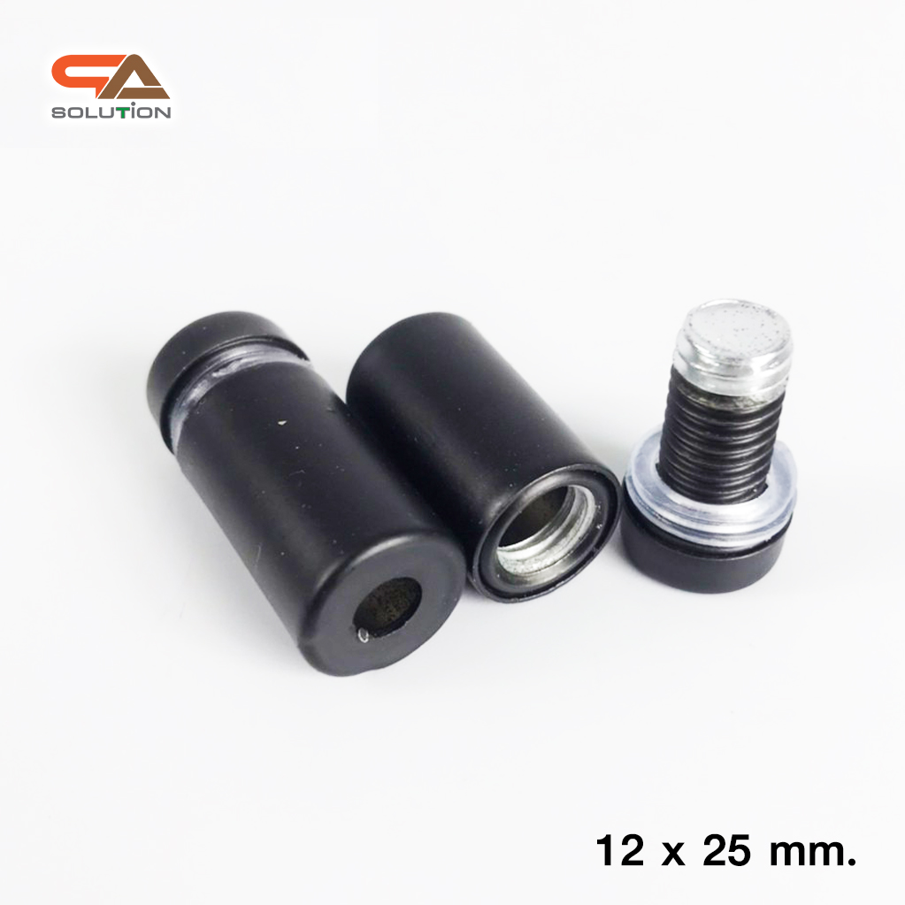 หมุดลอยสแตนเลส สีดำ ยึดกรอบภาพอะคริลิค หรือหมุดยึดกระจก (สั่งขั้นต่ำ 12 ตัว)