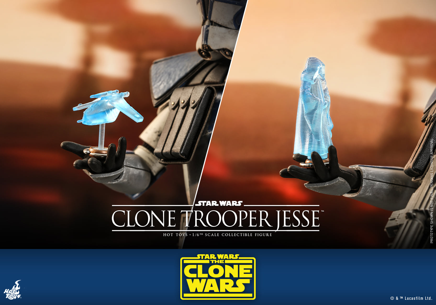Hot Toys TMS064 1/6 Star Wars: The Clone Wars™ - Clone Trooper Jesse