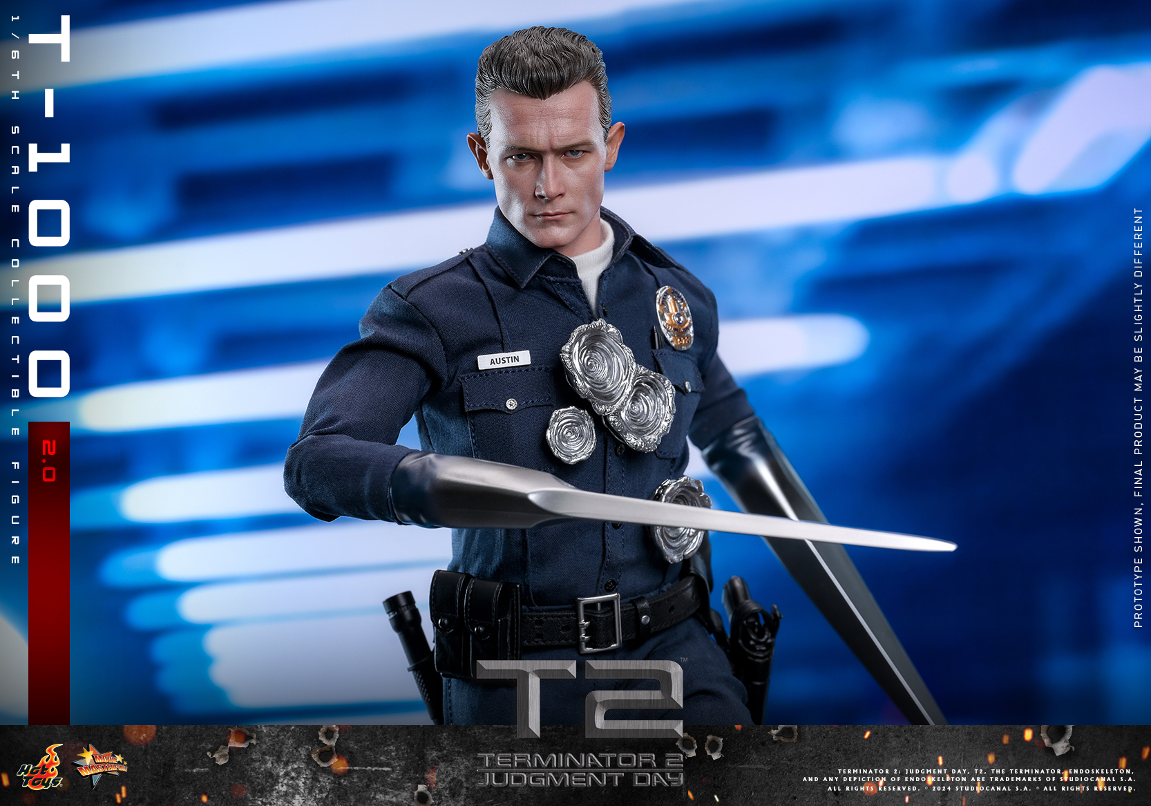 Hot Toys MMS774 Terminator 2: Judgment Day - T-1000 (2.0)