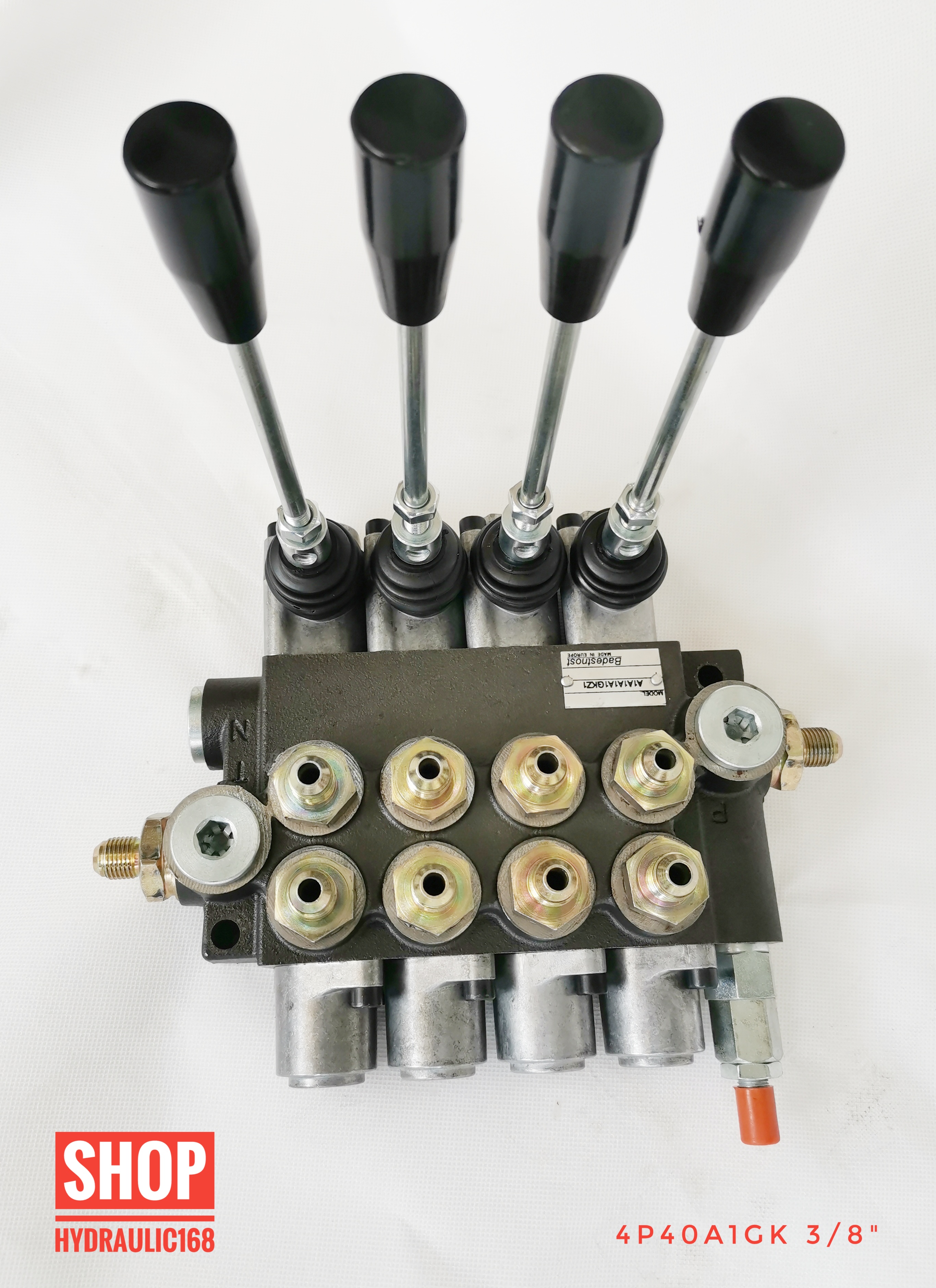 คอนโทรล4 แกน 3 หุน 4P40A1GK3/8'' 40ลิตร/นาที พร้อมข้อต่อ