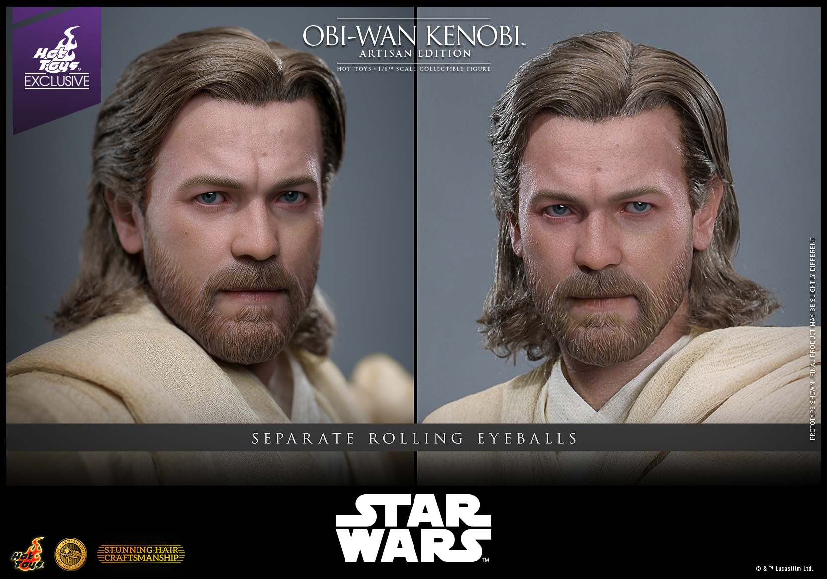 Hot Toys MMS809AE Star Wars: Attack Of The Clones - Obi-Wan Kenobi (Artisan Edition) [Hot Toys Exclusive]