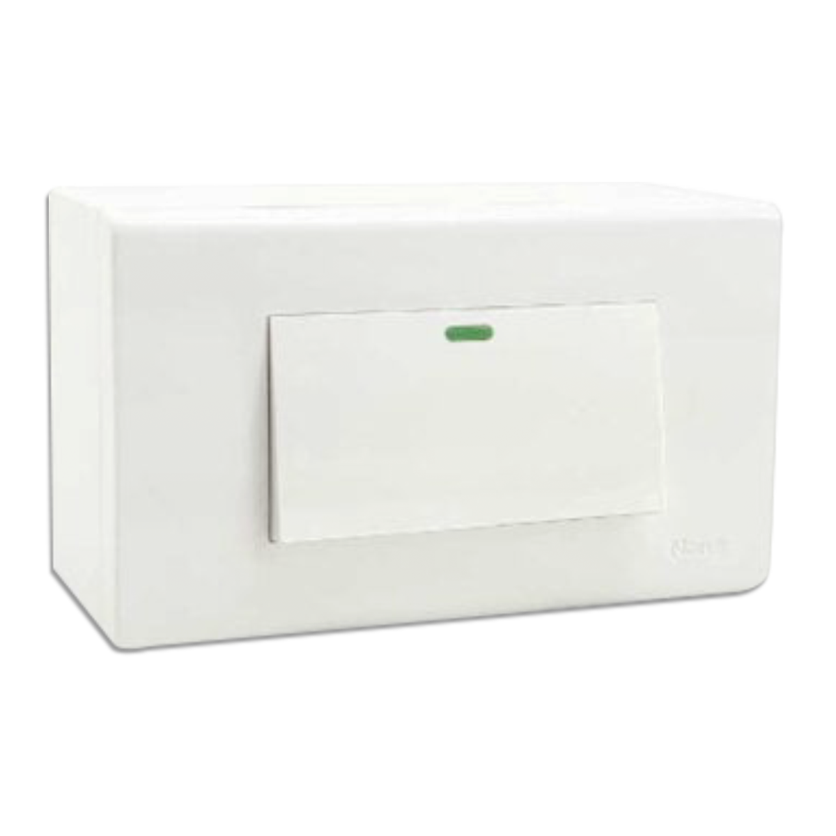 NANO ชุดฝา 3 ช่อง 1 สวิตช์ ขนาด 3 ช่อง และบล็อกลอยขนาด 2*4 นิ้ว Classic series สีขาว รุ่น CS1-BW (18 ชิ้น/กล่อง)