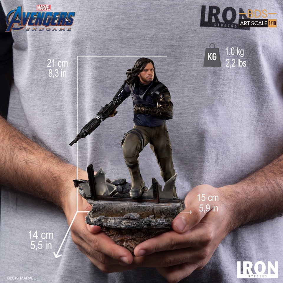 Iron Studios BDS Art Scale 1/10 Avengers: Endgame - Winter Soldier