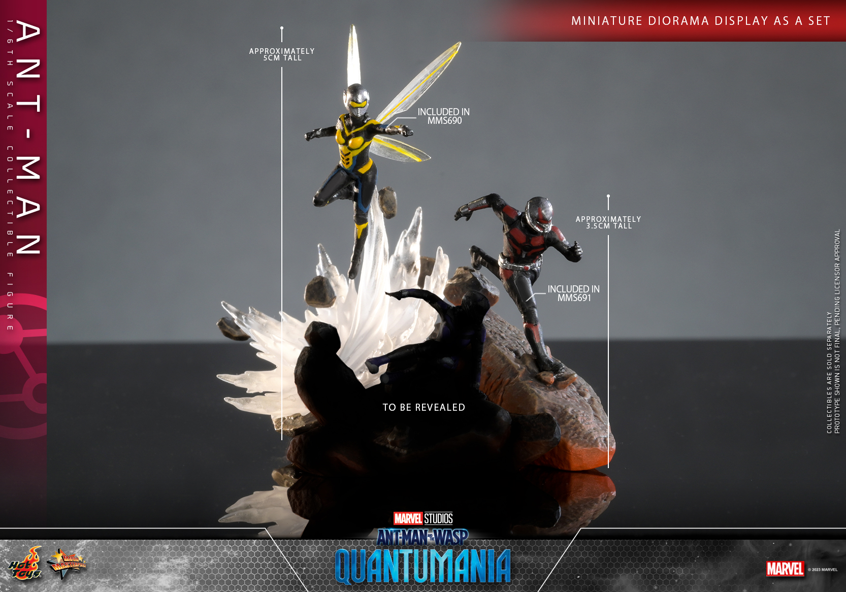 Hot Toys MMS690 1/6 Ant-Man and the Wasp: Quantumania - Ant-Man