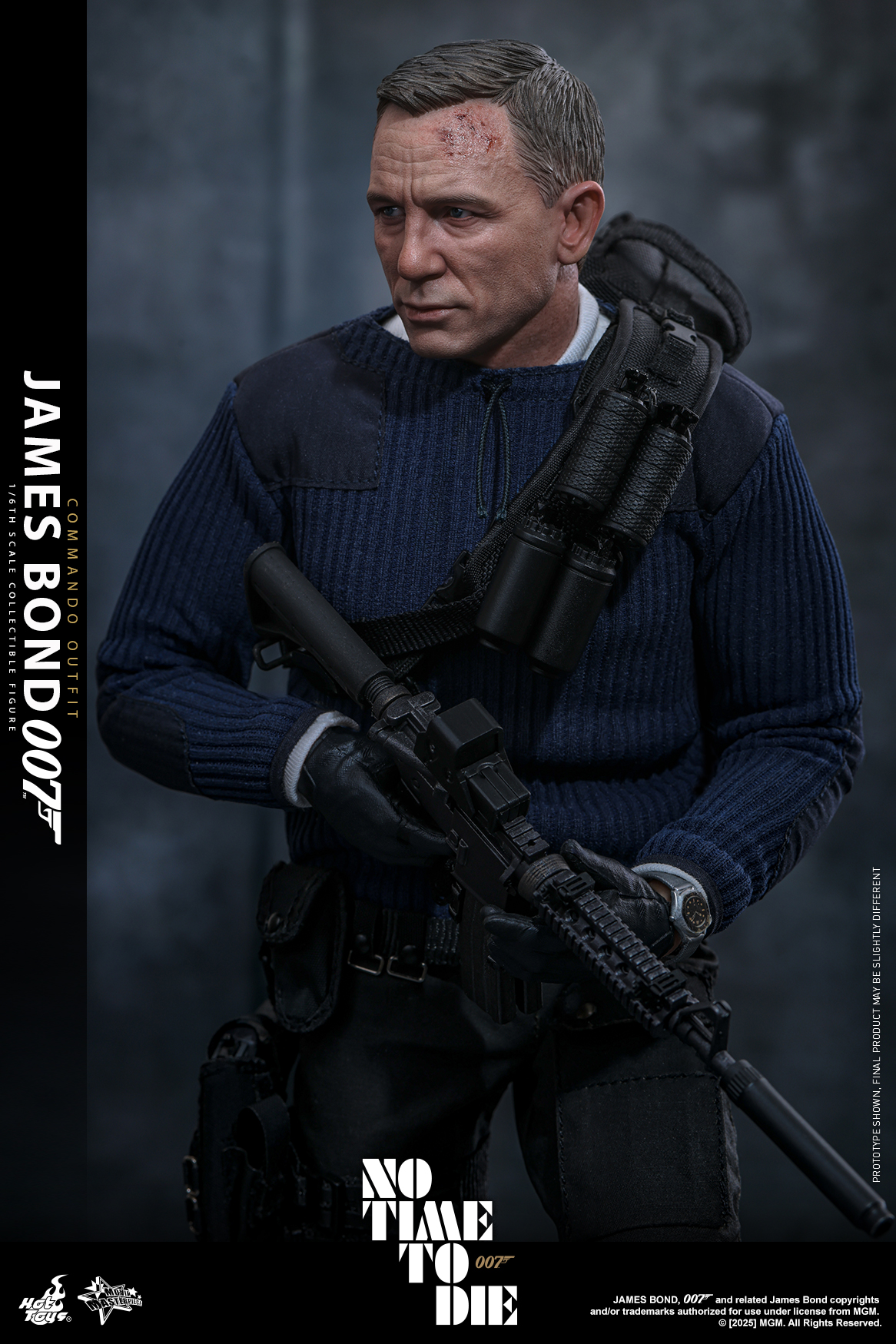 25/08/2568 Hot Toys MMS804 No Time To Die - James Bond (Commando Outfit)