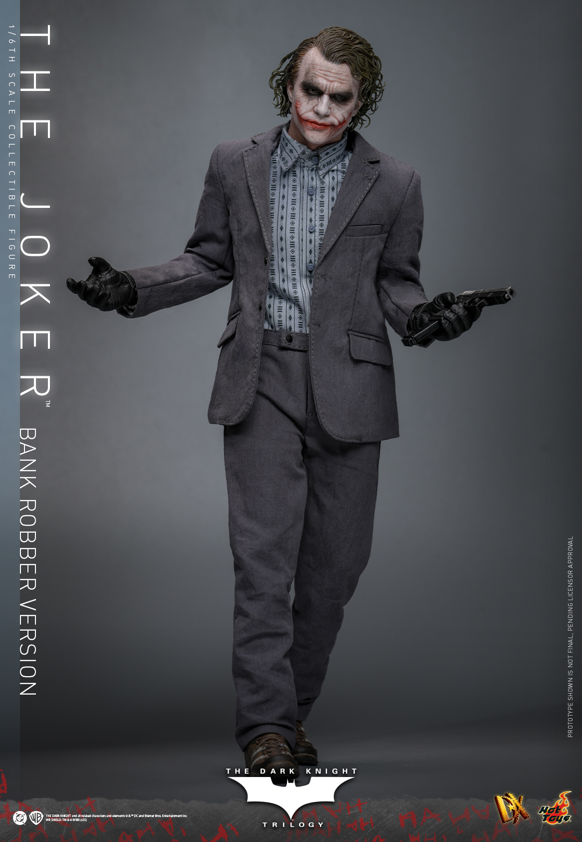 25/08/2568 Hot Toys DX50 The Dark Knight Trilogy - The Joker (Bank Robber Version)