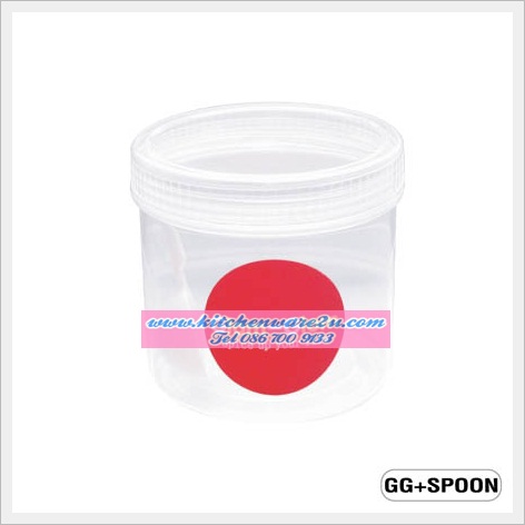 P06033 กระปุก Glom Glom +ช้อน 370ml.เกรดเอ foodgrade 2733 (ราคาส่งต่อ 6โหล:72ใบ คลิ๊กที่สินค้าเพื่อดูรายละเอียด)