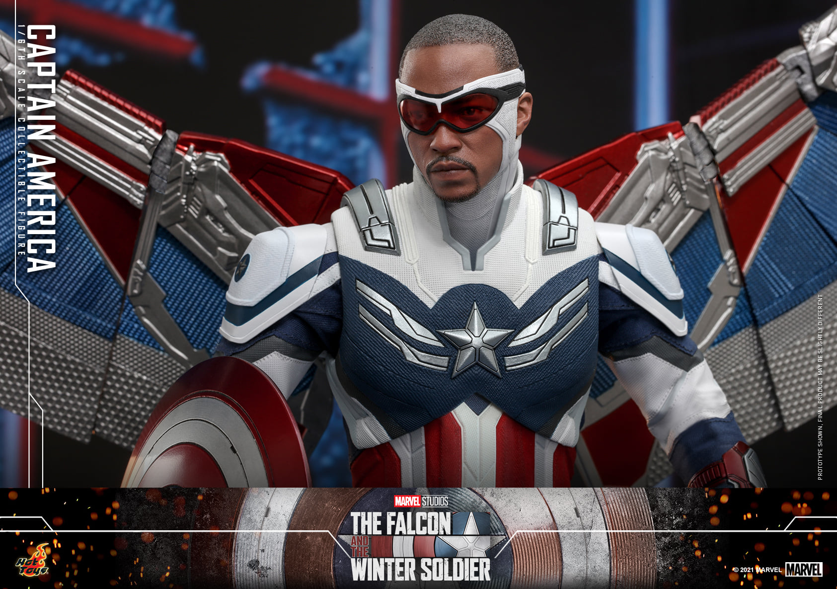 Hot Toys TMS040 1/6 The Falcon and the Winter Soldier - Captain America