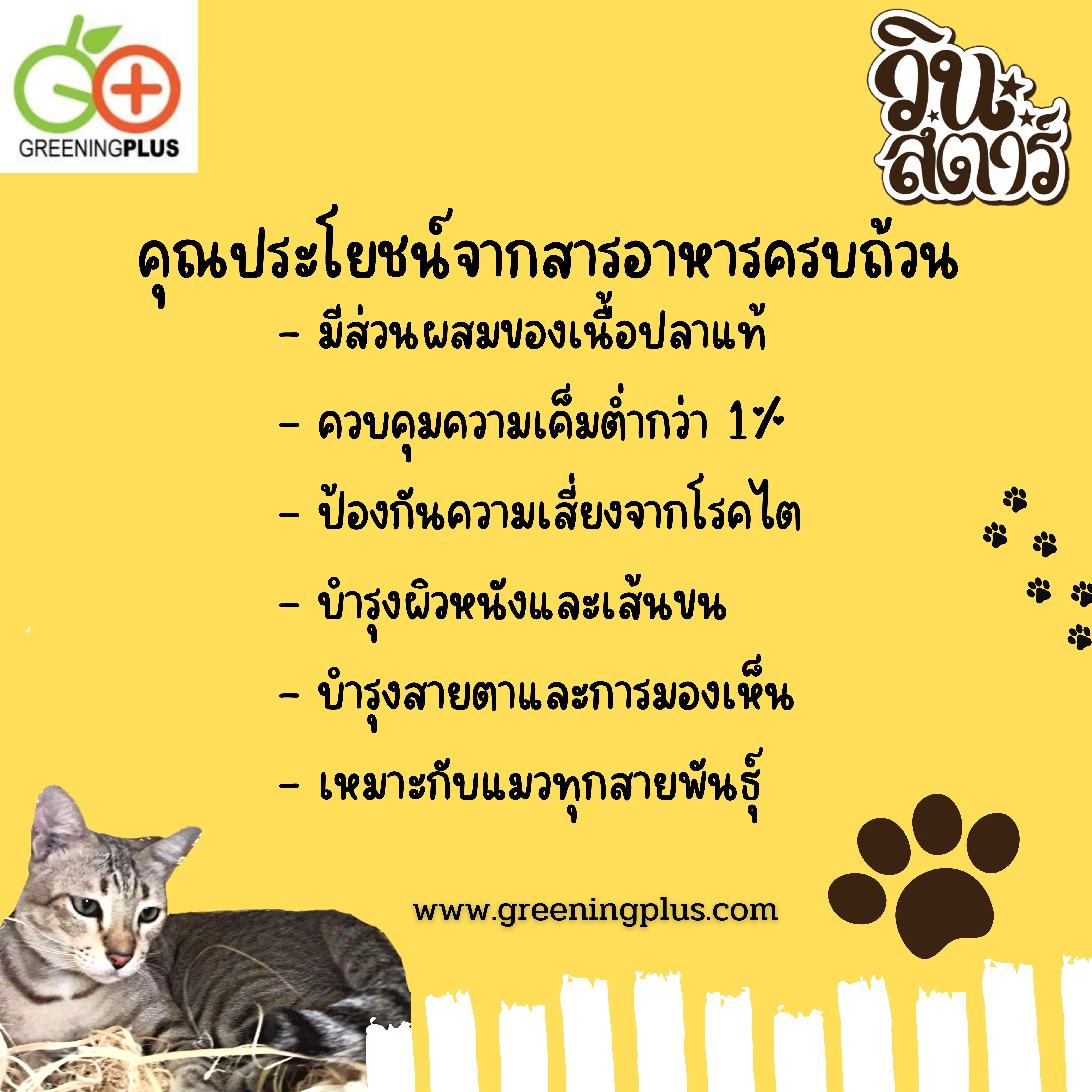 อาหารแมว วินสตาร์ Winstar (แบ่งขาย) ขนาด 1 kg./ถุง