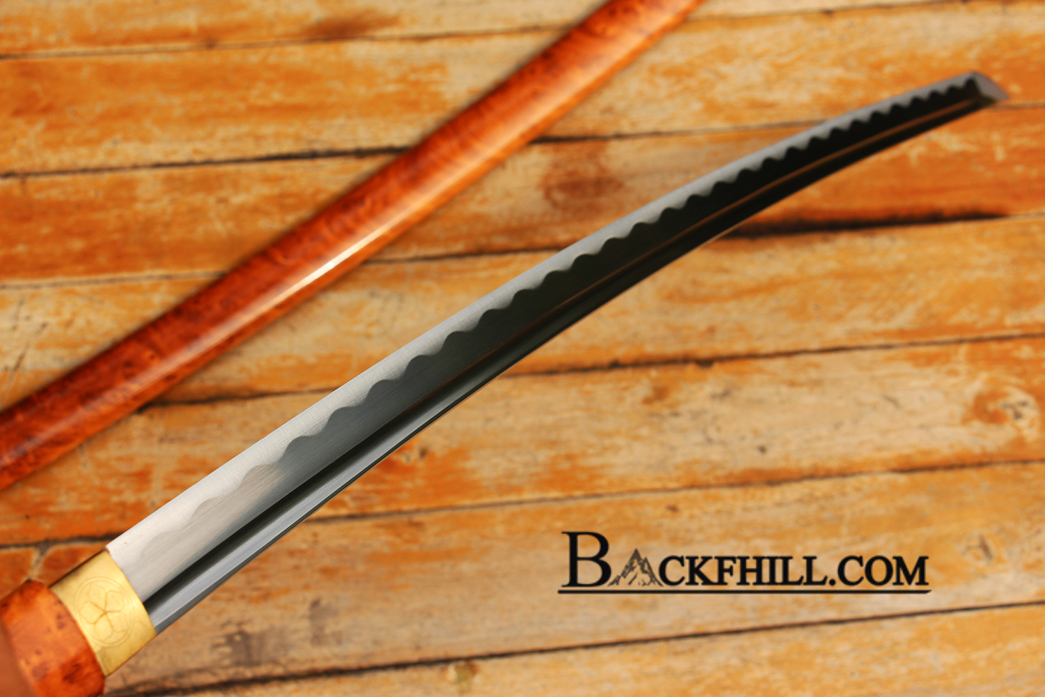 ดาบคาตานะ ดาบซามูไร KAWASHIMA STEEL. ขนาดความยาวรวม 40 นิ้ว