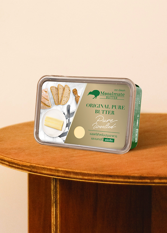 เนยสด Mealmate Pure Butter ชนิด จืด ขนาด 1 KG.