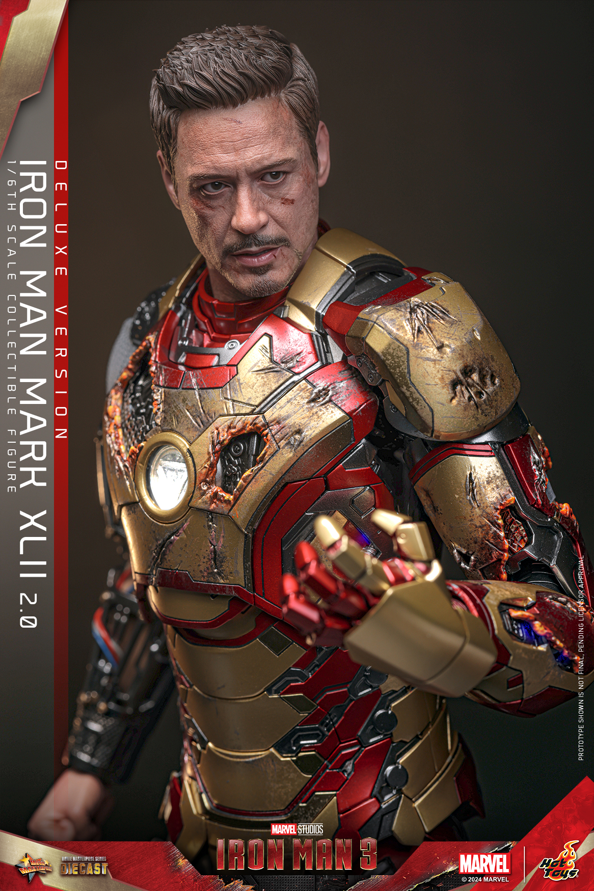 Hot Toys MMS759D66B Iron Man 3 - Iron Man Mark XLII (2.0) (Deluxe Version) (Special Edition)