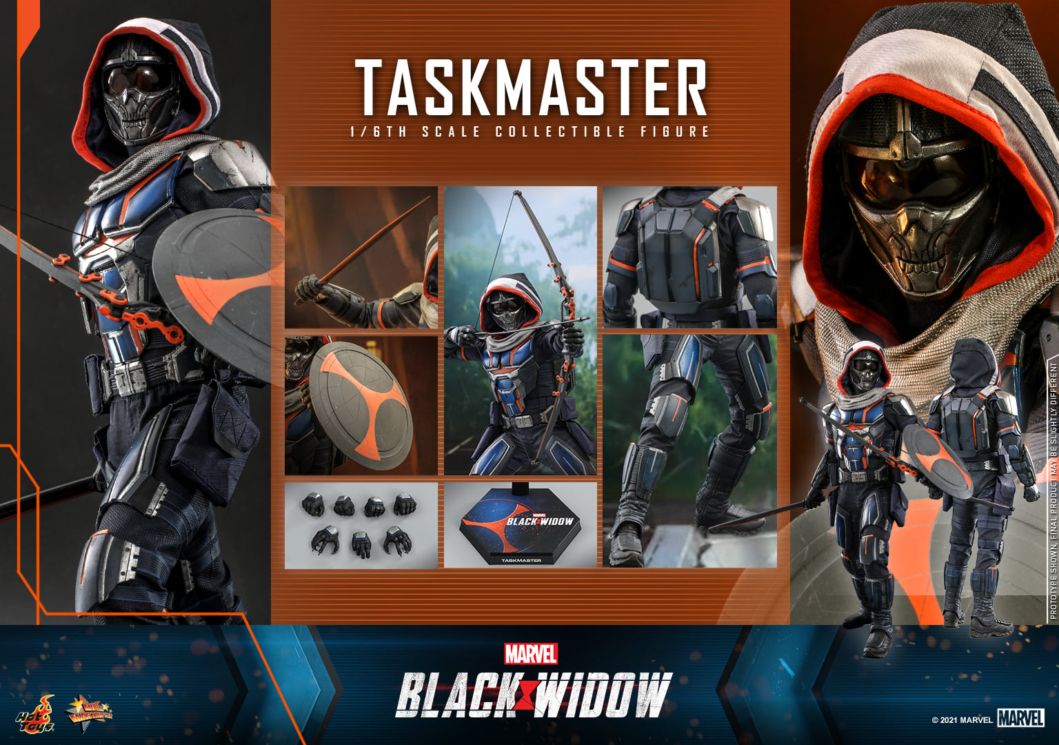 Hot Toys MMS602 1/6 Black Widow - Taskmaster