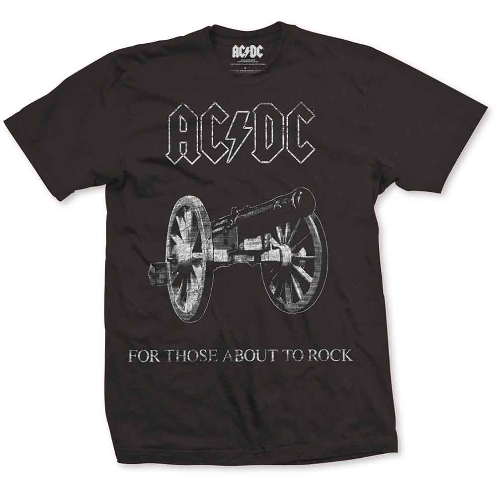 AC/DC Unisex T-Shirt: About to Rock BLACK