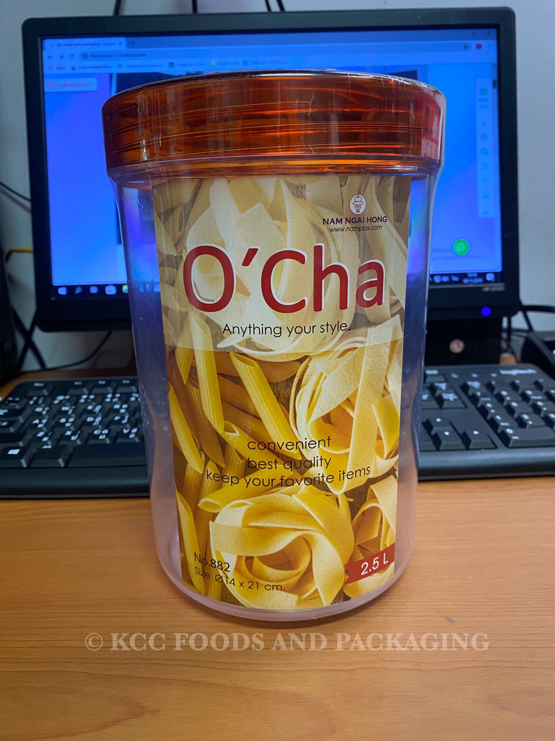 ขวดโหลโอชา 882 TAL คละสี (2.5 ลิตร)