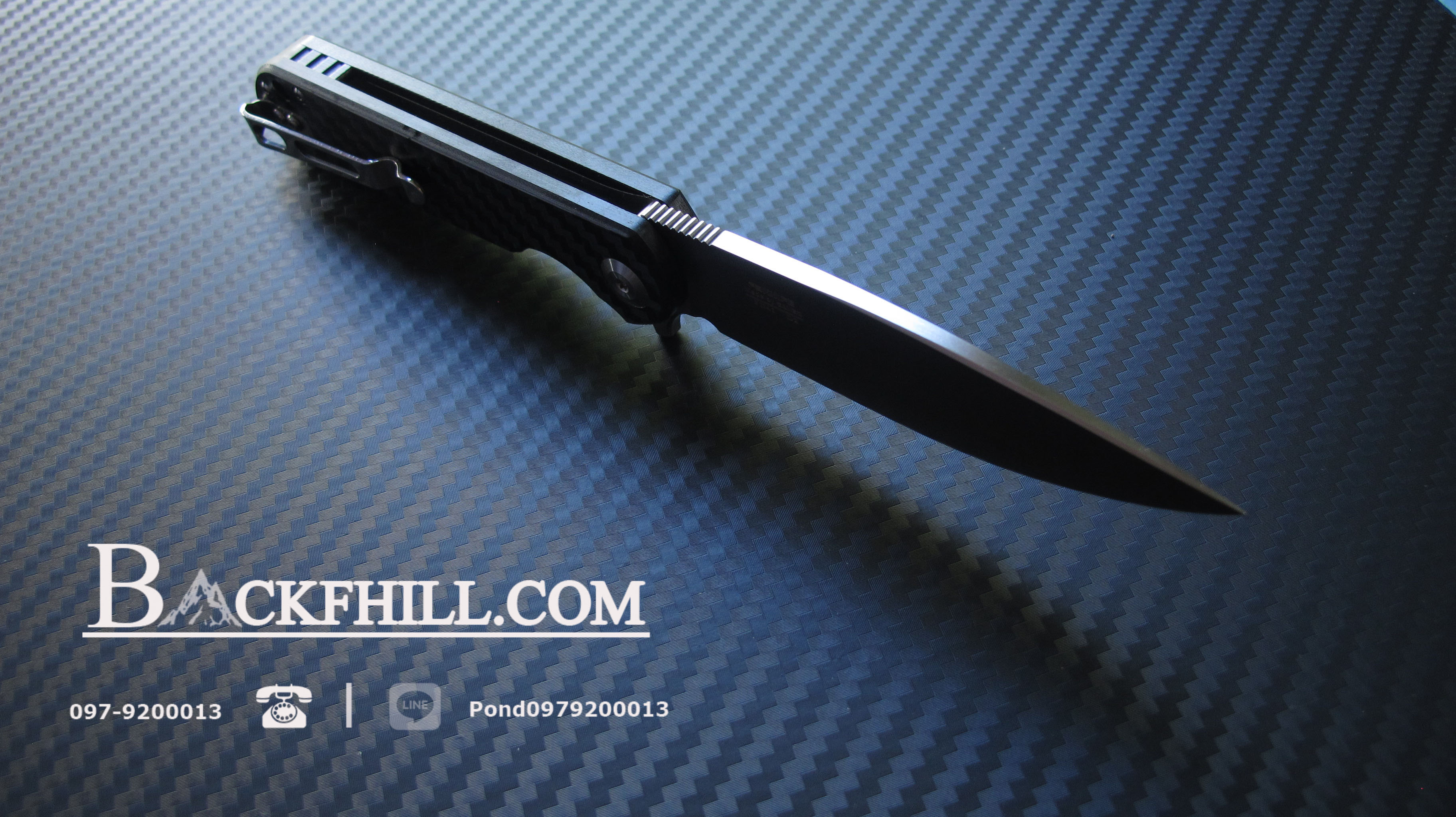 มีดพับ Ganzo กานโซ่ รุ่น FH41-CF D2 Steel ด้าม CARBON FIBER ของแท้ 100%