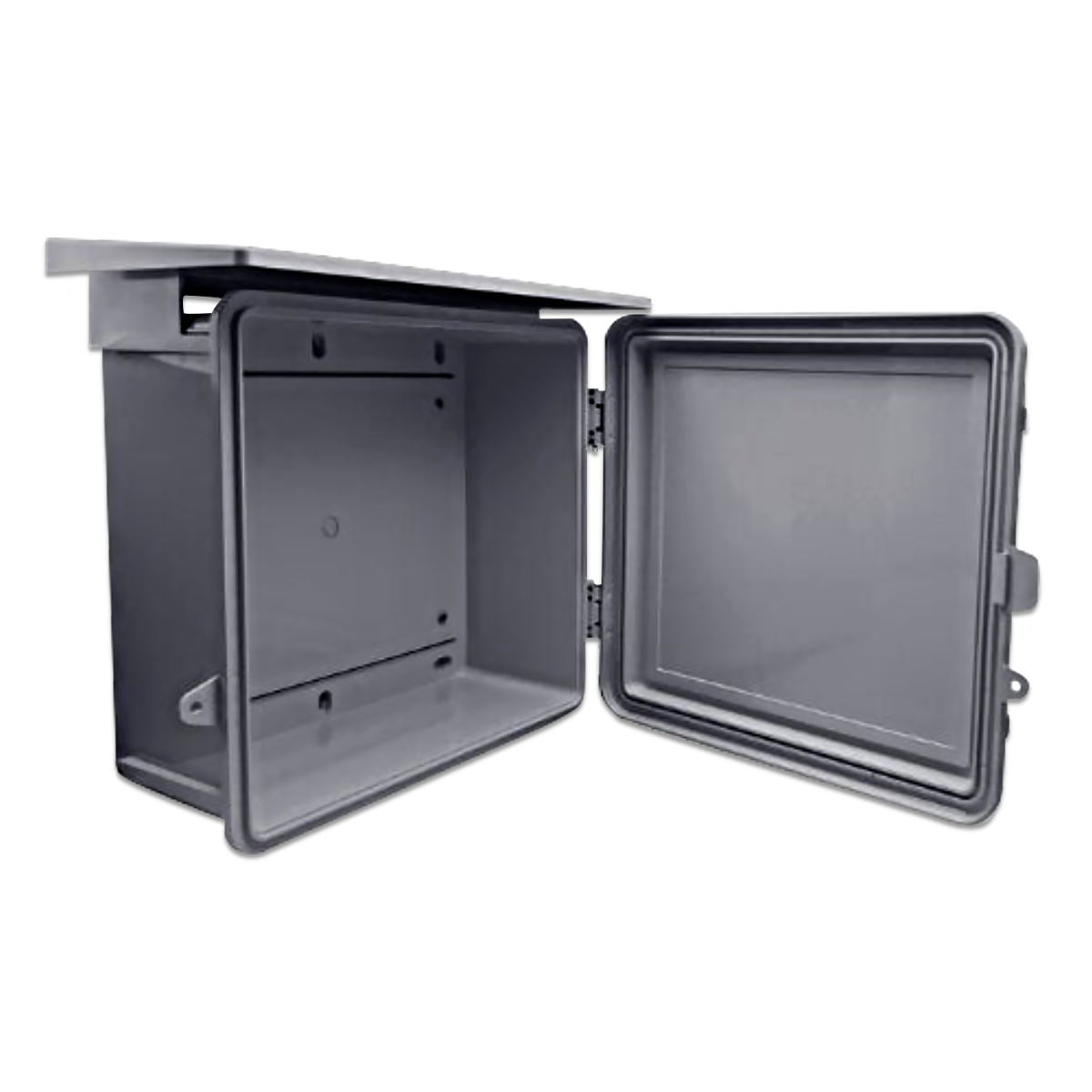 NANO ตู้กันฝน ขนาด 11.5x13x6" สีเทา รุ่น NANO-102G (1 ชิ้น/กล่อง)