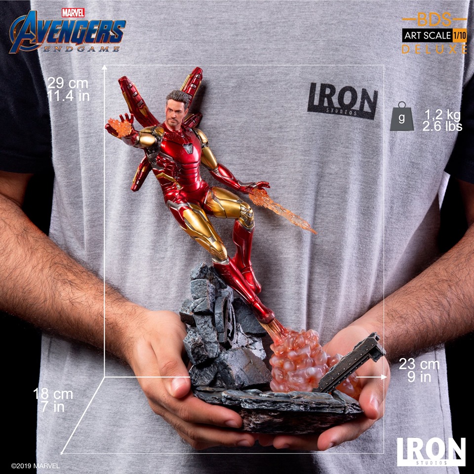 IRON STUDIOS BDS Deluxe Art Scale 1/10 Avengers: Endgame - Iron Man Mark LXXXV