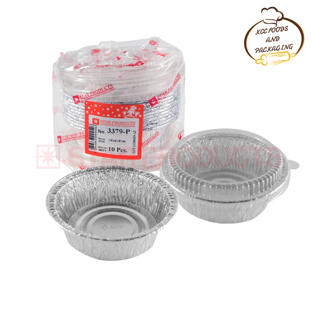 ถาดฟอยล์ No.3379 Foil Star (10 ชุด)