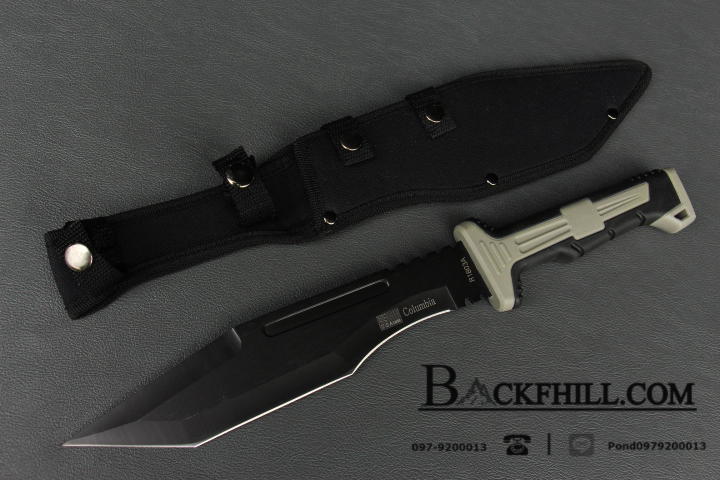 มีดทรงหัวตัด COLUMBIA รุ่น 1038A ยาว 16 นิ้ว พร้อมซองมีดไนลอน